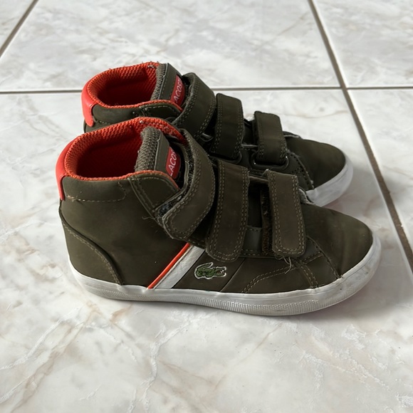 Lacoste Other - Boys Lacoste Sneakers Size 9 Toddler